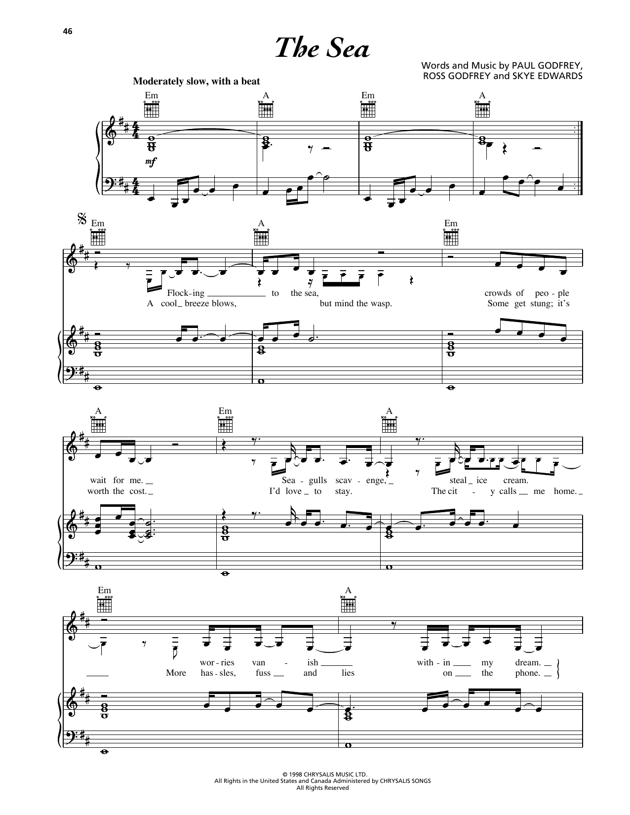 Learn to play Morcheeba The Sea (MacDowell) sheet music for Piano, Vocal & Guitar Chords (Right-Hand Melody) in minutes. Price: 7.8900$ Morcheeba The Sea (MacDowell) sheet music notes and chords arranged for Piano, Vocal & Guitar Chords (Right-Hand Melody)