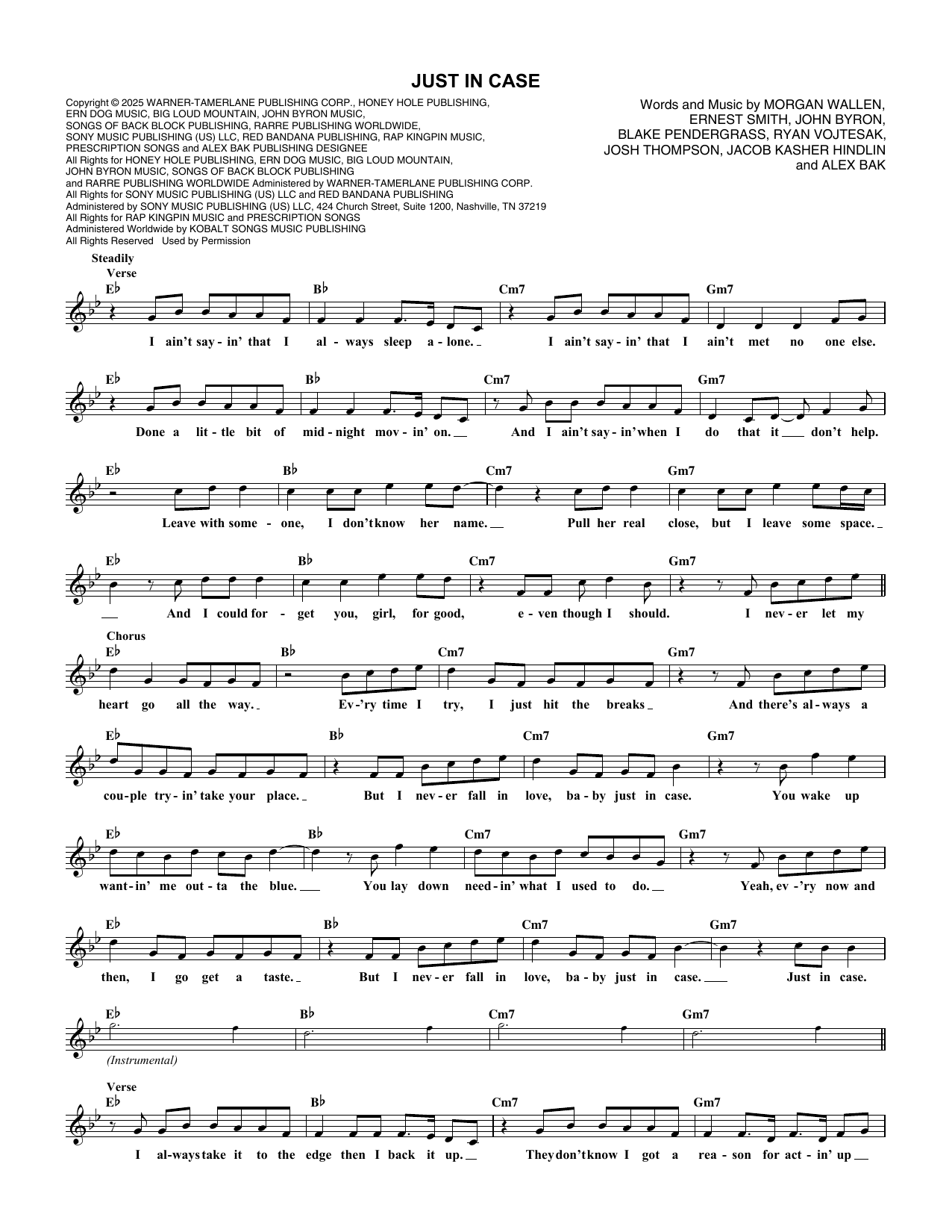 Learn to play Morgan Wallen Just In Case sheet music for Super Easy Piano in minutes. Price: 5.9900$ Morgan Wallen Just In Case sheet music notes and chords arranged for Super Easy Piano