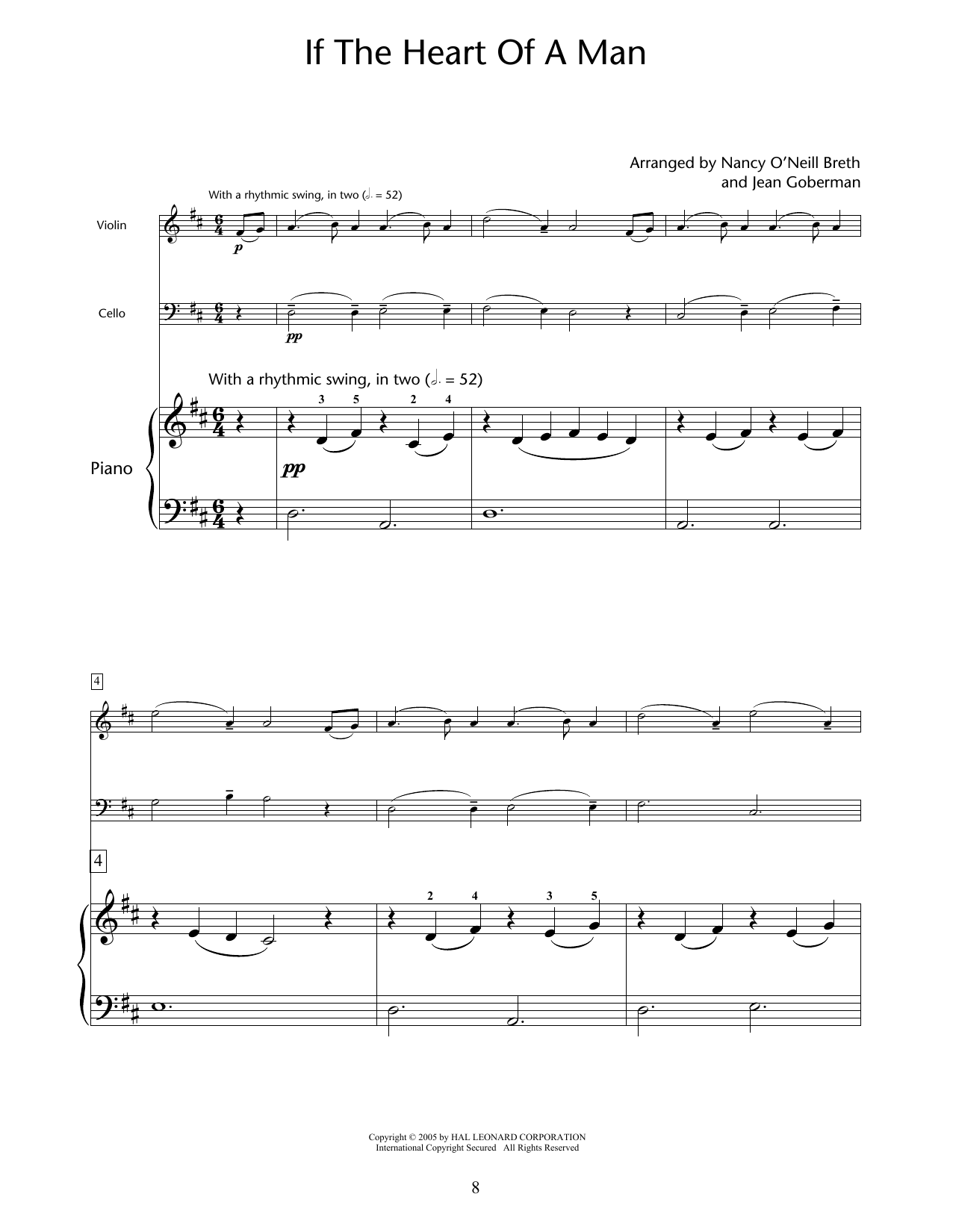 Nancy O'Neill Breth & Jean Goberman If The Heart Of Man sheet music notes and chords. Download Printable PDF.