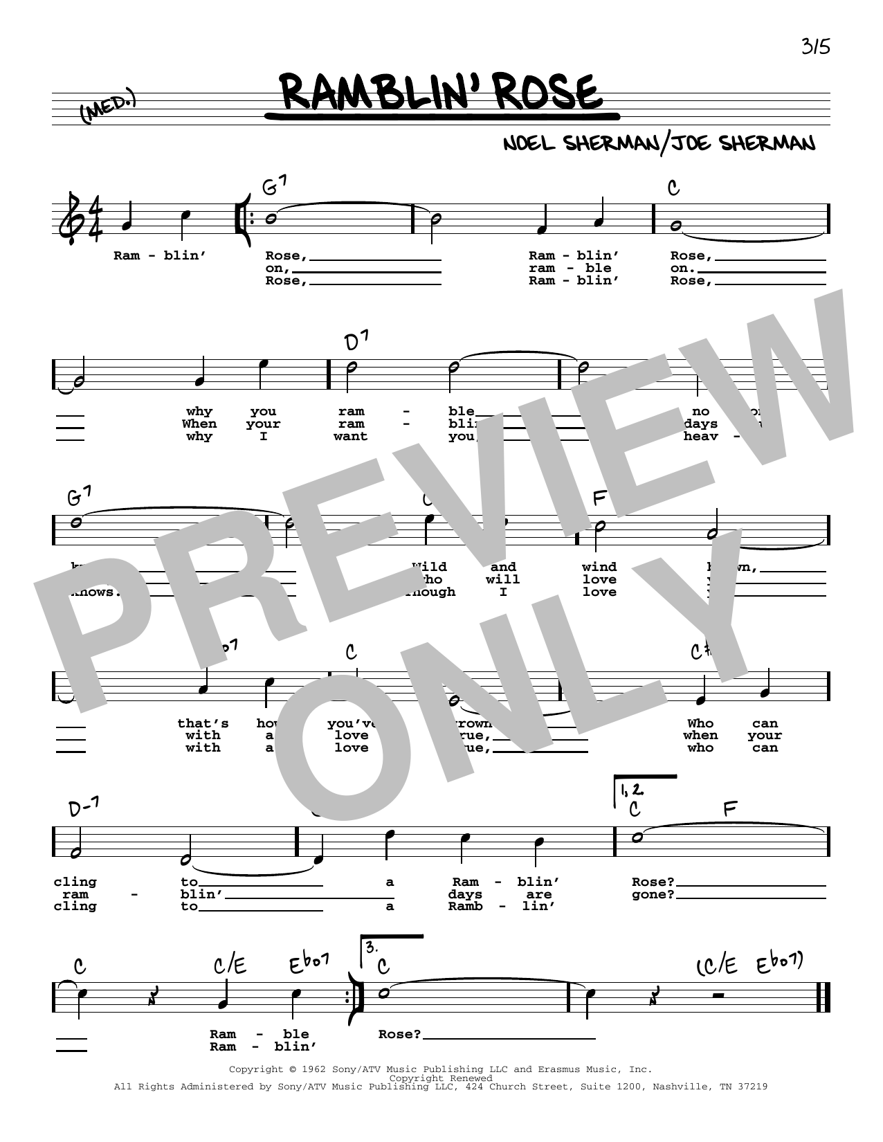 Learn to play Nat King Cole Ramblin' Rose (High Voice) sheet music for Real Book – Melody, Lyrics & Chords in minutes. Price: 5.9900$ Nat King Cole Ramblin' Rose (High Voice) sheet music notes and chords arranged for Real Book – Melody, Lyrics & Chords