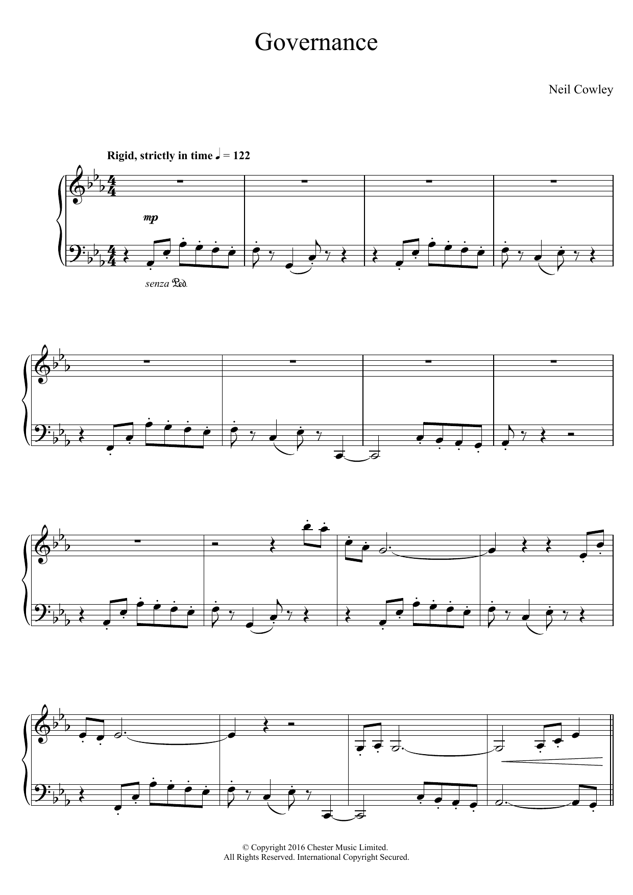 Learn to play Neil Cowley Trio Governance sheet music for Piano Solo in minutes. Price: 7.8900$ Neil Cowley Trio Governance sheet music notes and chords arranged for Piano Solo