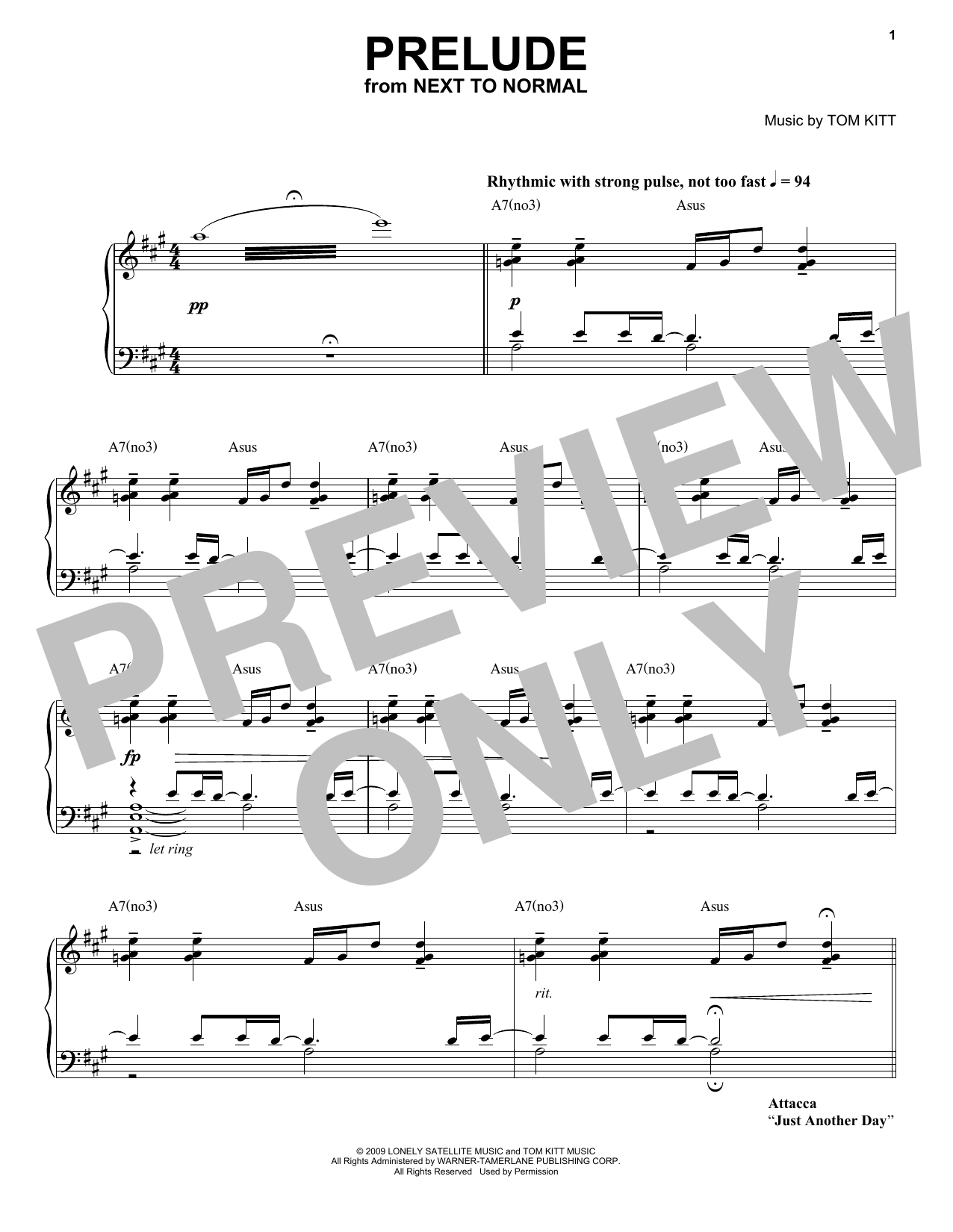 Learn to play Next to Normal Band Prelude (from Next to Normal) sheet music for Piano & Vocal in minutes. Price: 7.8900$ Next to Normal Band Prelude (from Next to Normal) sheet music notes and chords arranged for Piano & Vocal