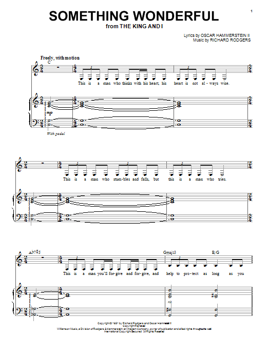 Nina Simone Something Wonderful sheet music notes and chords. Download Printable PDF.