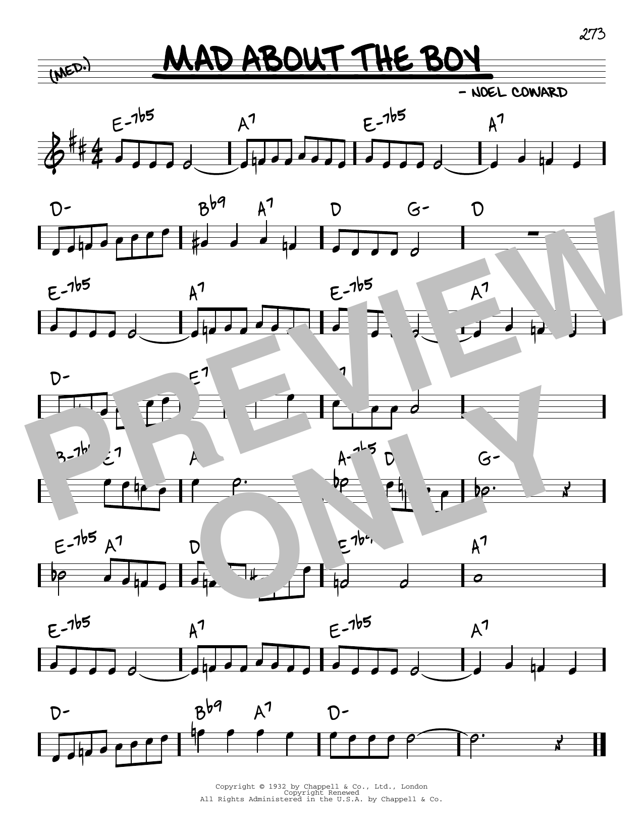 Learn to play Noel Coward Mad About The Boy (from Words And Music) sheet music for Real Book – Melody & Chords in minutes. Price: 5.9900$ Noel Coward Mad About The Boy (from Words And Music) sheet music notes and chords arranged for Real Book – Melody & Chords