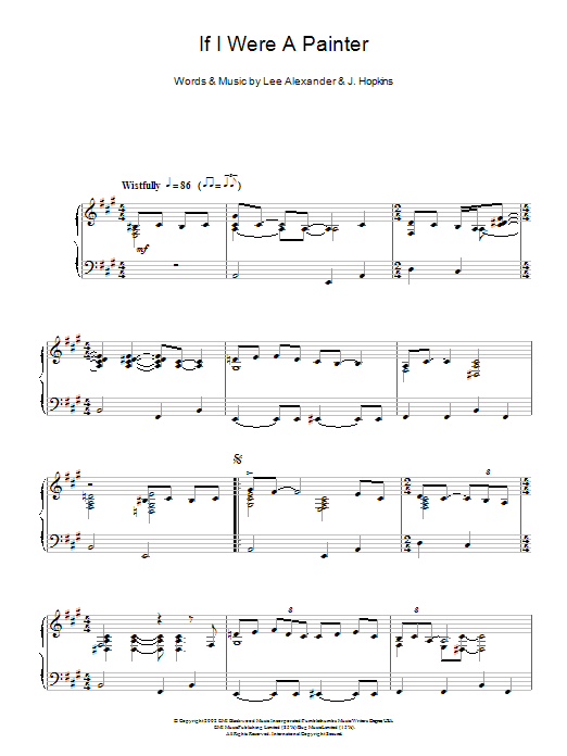 Learn to play Norah Jones If I Were A Painter sheet music for Piano Solo in minutes. Price: 7.8900$ Norah Jones If I Were A Painter sheet music notes and chords arranged for Piano Solo