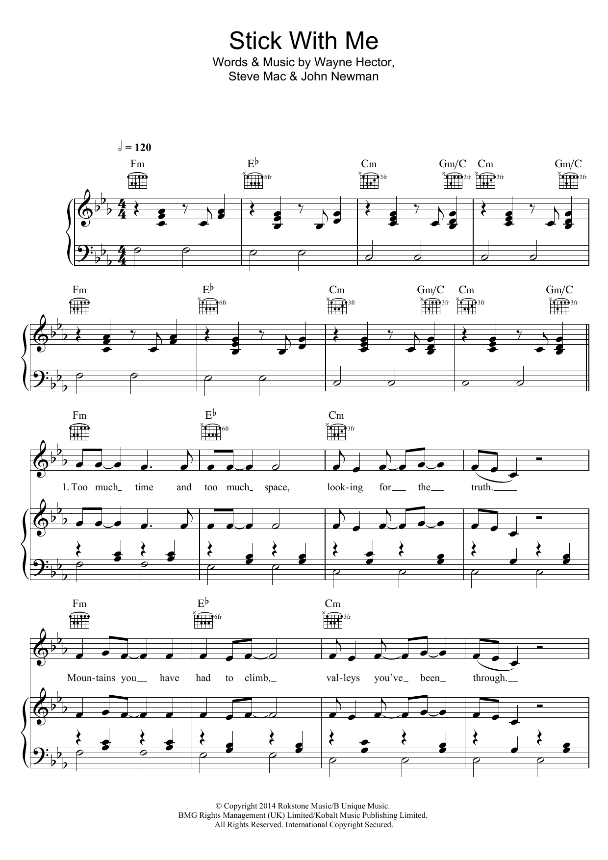 Learn to play Olly Murs Stick With Me sheet music for Piano, Vocal & Guitar Chords in minutes. Price: 7.8900$ Olly Murs Stick With Me sheet music notes and chords arranged for Piano, Vocal & Guitar Chords