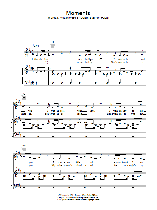 Learn to play One Direction Moments sheet music for Piano, Vocal & Guitar Chords in minutes. Price: 7.8900$ One Direction Moments sheet music notes and chords arranged for Piano, Vocal & Guitar Chords