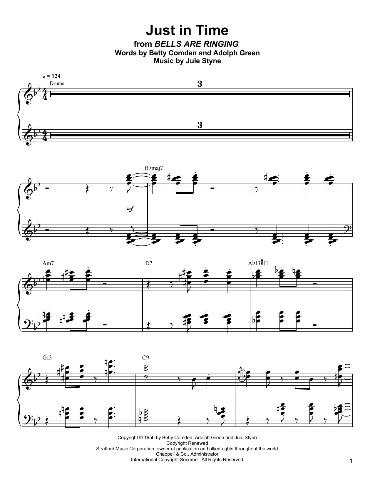 Learn to play Oscar Peterson Just In Time sheet music for Piano Transcription in minutes. Price: 7.8900$ Oscar Peterson Just In Time sheet music notes and chords arranged for Piano Transcription