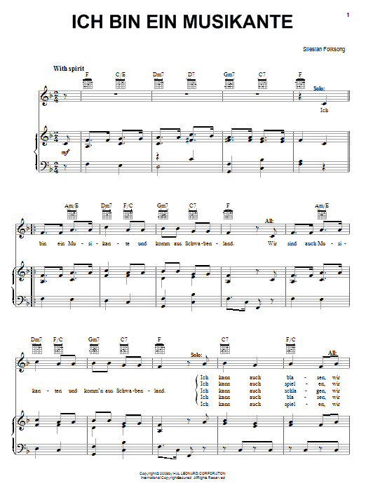 Learn to play Otto Reuter Ich Bin Ein Musikante sheet music for Piano, Vocal & Guitar Chords (Right-Hand Melody) in minutes. Price: 7.8900$ Otto Reuter Ich Bin Ein Musikante sheet music notes and chords arranged for Piano, Vocal & Guitar Chords (Right-Hand Melody)