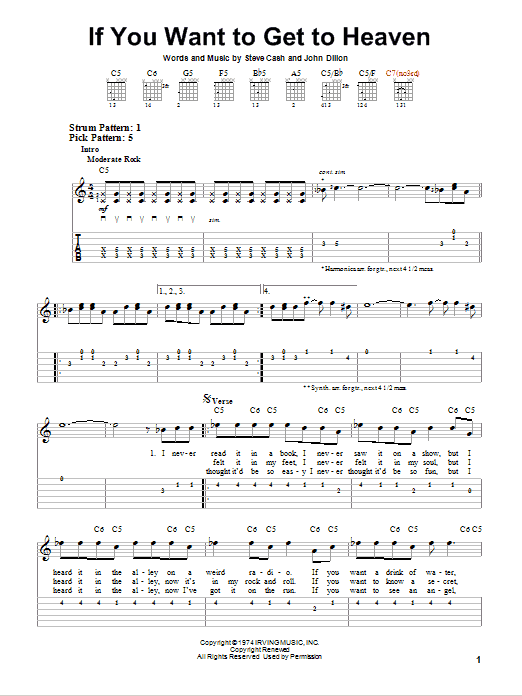 Ozark Mountain Daredevils If You Wanna Get To Heaven sheet music notes and chords. Download Printable PDF.