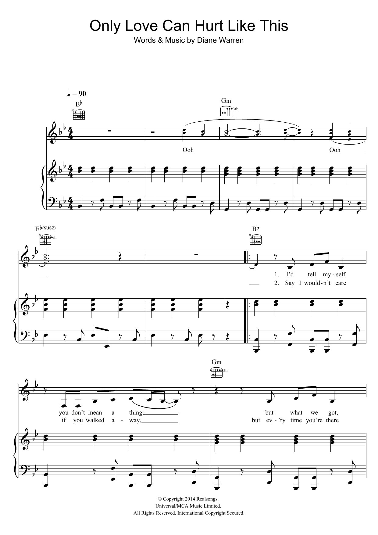 Paloma Faith Only Love Can Hurt Like This sheet music notes and chords. Download Printable PDF.