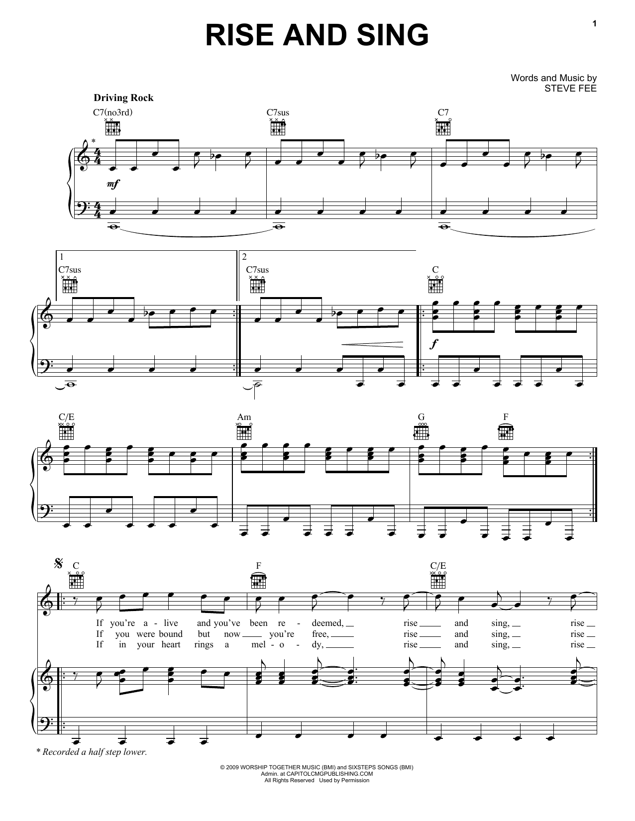 Learn to play Passion Rise And Sing sheet music for Piano, Vocal & Guitar Chords (Right-Hand Melody) in minutes. Price: 7.8900$ Passion Rise And Sing sheet music notes and chords arranged for Piano, Vocal & Guitar Chords (Right-Hand Melody)