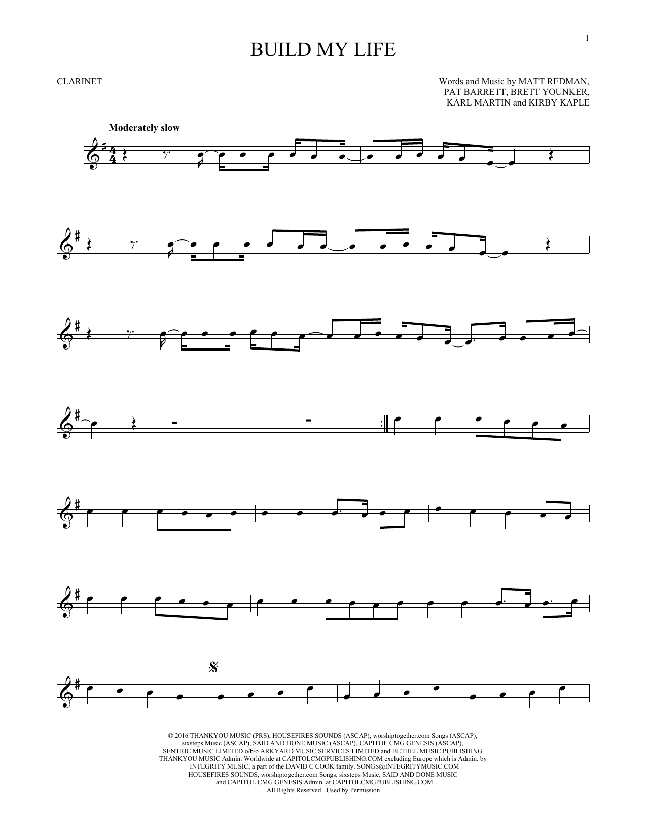 Pat Barrett Build My Life sheet music notes and chords. Download Printable PDF.