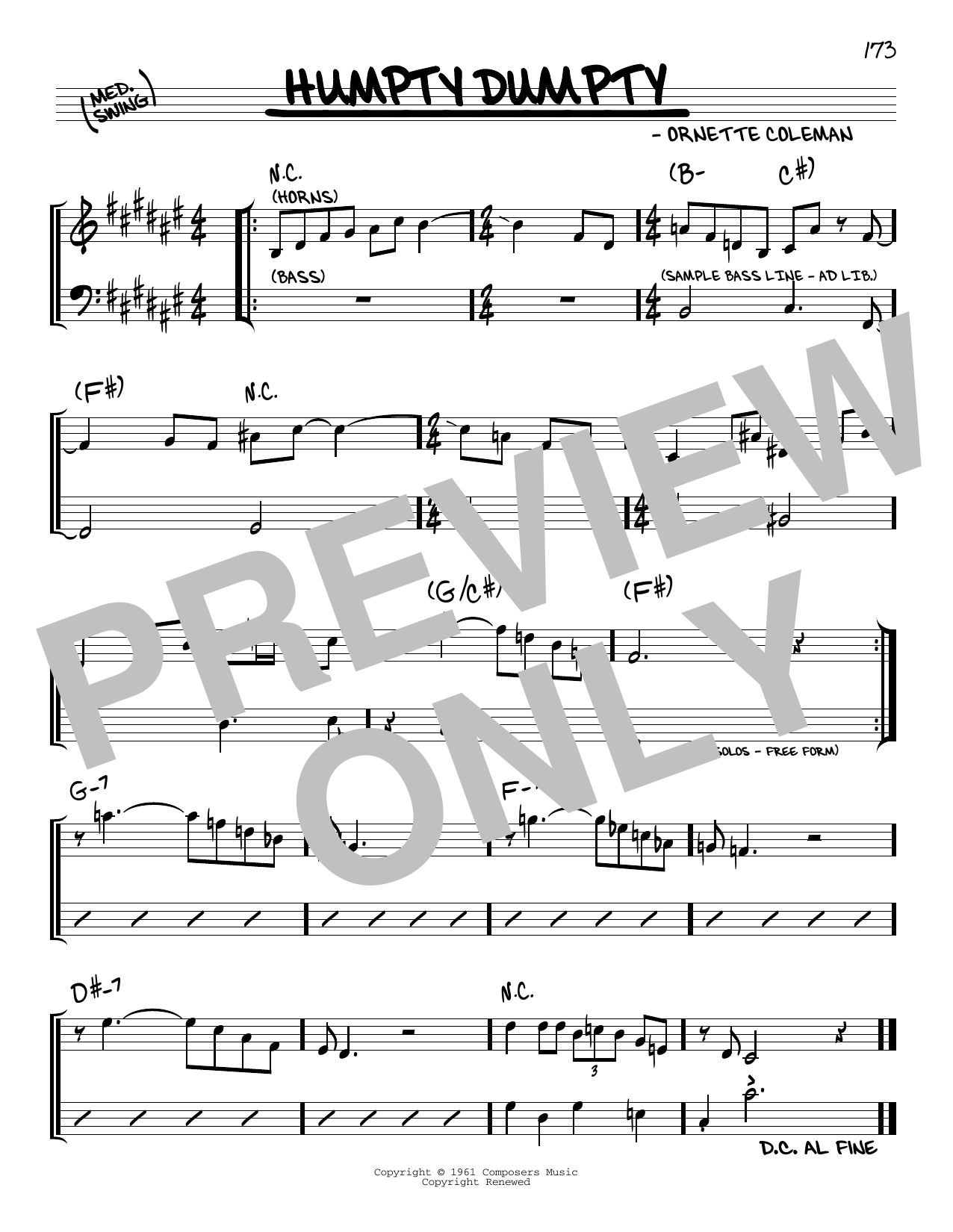 Learn to play Pat Metheny Humpty Dumpty sheet music for Real Book – Melody & Chords in minutes. Price: 5.9900$ Pat Metheny Humpty Dumpty sheet music notes and chords arranged for Real Book – Melody & Chords
