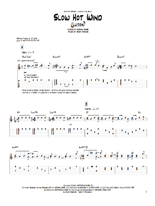 Learn to play Pat Metheny Slow Hot Wind (Lujon) sheet music for Guitar Tab in minutes. Price: 7.8900$ Pat Metheny Slow Hot Wind (Lujon) sheet music notes and chords arranged for Guitar Tab