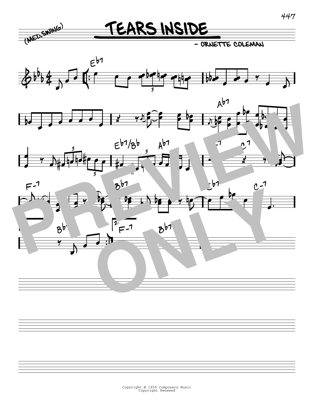 Learn to play Pat Metheny Tears Inside sheet music for Real Book – Melody & Chords in minutes. Price: 5.9900$ Pat Metheny Tears Inside sheet music notes and chords arranged for Real Book – Melody & Chords