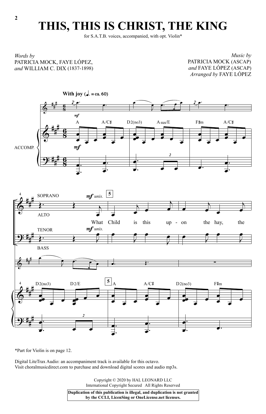 Patricia Mock and Faye Lopez This, This Is Christ The King (arr. Faye Lopez) sheet music notes and chords. Download Printable PDF.