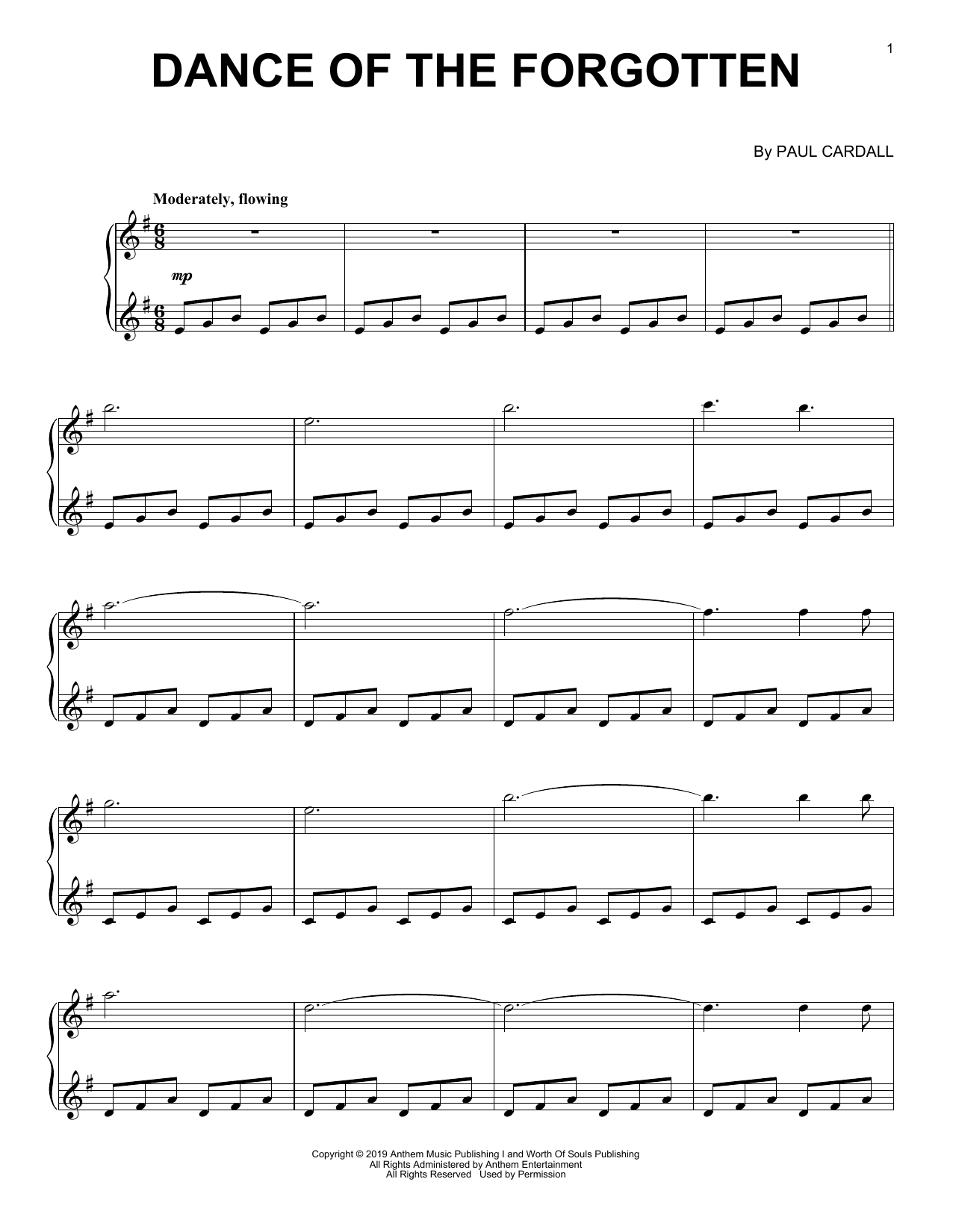 Learn to play Paul Cardall Dance Of The Forgotten sheet music for Piano Solo in minutes. Price: 7.8900$ Paul Cardall Dance Of The Forgotten sheet music notes and chords arranged for Piano Solo