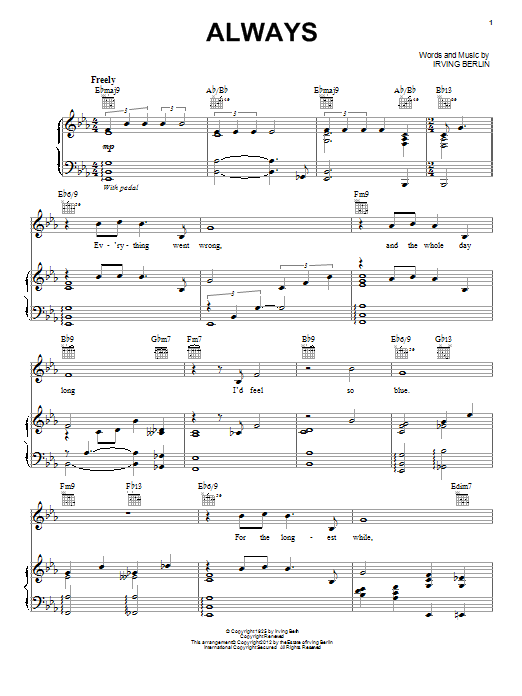Learn to play Paul McCartney Always sheet music for Piano, Vocal & Guitar Chords (Right-Hand Melody) in minutes. Price: 7.8900$ Paul McCartney Always sheet music notes and chords arranged for Piano, Vocal & Guitar Chords (Right-Hand Melody)
