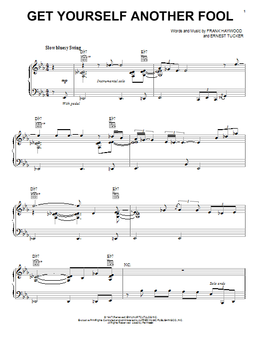 Learn to play Paul McCartney Get Yourself Another Fool sheet music for Piano, Vocal & Guitar Chords (Right-Hand Melody) in minutes. Price: 7.8900$ Paul McCartney Get Yourself Another Fool sheet music notes and chords arranged for Piano, Vocal & Guitar Chords (Right-Hand Melody)