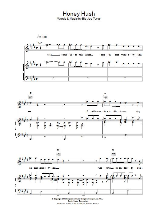 Learn to play Paul McCartney Honey Hush sheet music for Piano, Vocal & Guitar Chords in minutes. Price: 7.8900$ Paul McCartney Honey Hush sheet music notes and chords arranged for Piano, Vocal & Guitar Chords