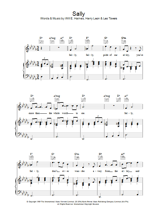 Learn to play Paul McCartney Sally sheet music for Piano, Vocal & Guitar Chords in minutes. Price: 7.8900$ Paul McCartney Sally sheet music notes and chords arranged for Piano, Vocal & Guitar Chords
