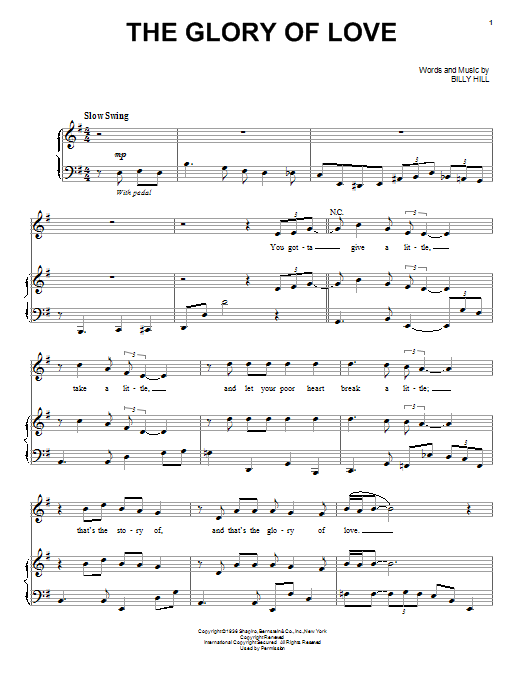Learn to play Paul McCartney The Glory Of Love sheet music for Piano, Vocal & Guitar Chords (Right-Hand Melody) in minutes. Price: 7.8900$ Paul McCartney The Glory Of Love sheet music notes and chords arranged for Piano, Vocal & Guitar Chords (Right-Hand Melody)