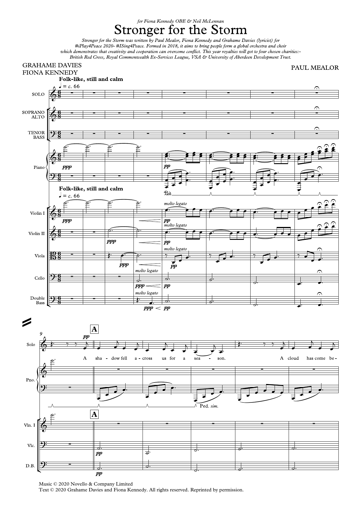 Learn to play Paul Mealor Stronger For The Storm (Study score) sheet music for SATB Choir in minutes. Price: 4.7900$ Paul Mealor Stronger For The Storm (Study score) sheet music notes and chords arranged for SATB Choir