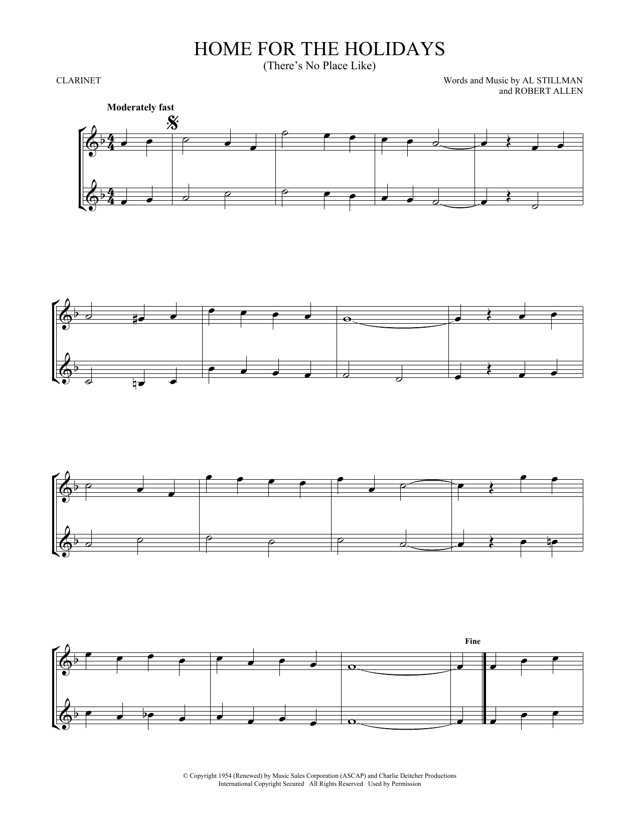 Perry Como (There's No Place Like) Home For The Holidays sheet music notes and chords. Download Printable PDF.