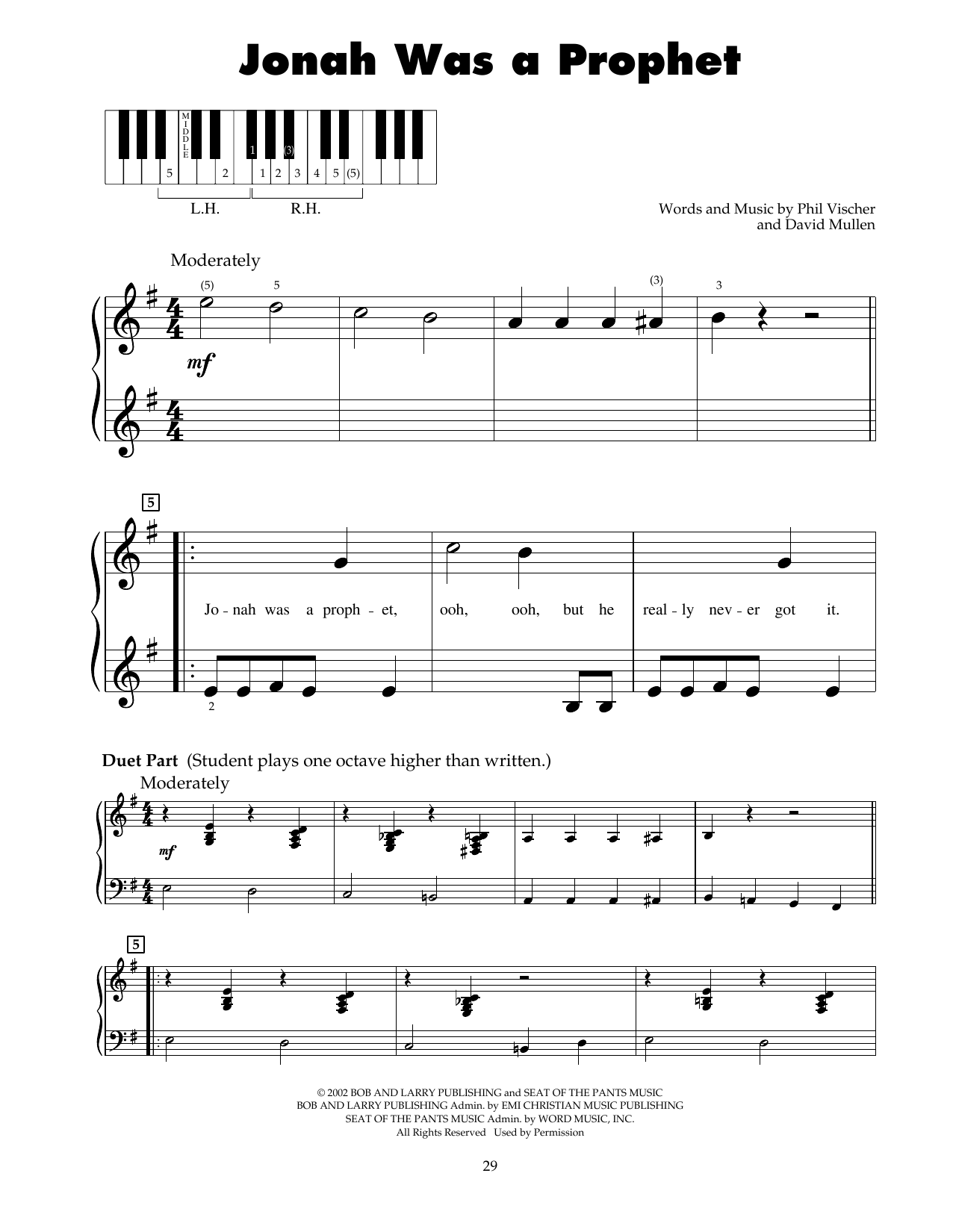 Phil Vischer Jonah Was A Prophet (from Jonah - A VeggieTales Movie) sheet music notes and chords. Download Printable PDF.