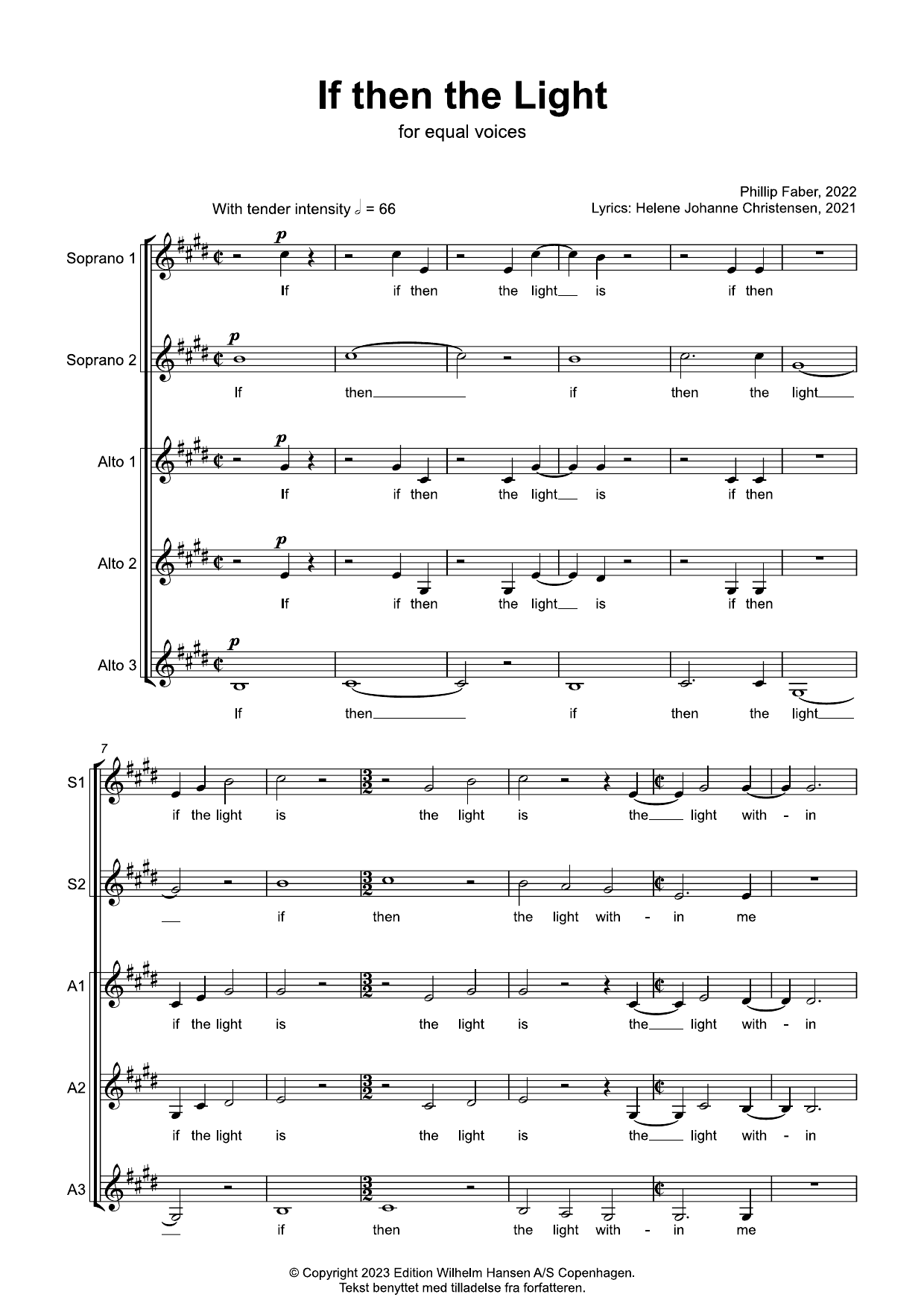 Phillip Faber If Then The Light sheet music notes and chords. Download Printable PDF.