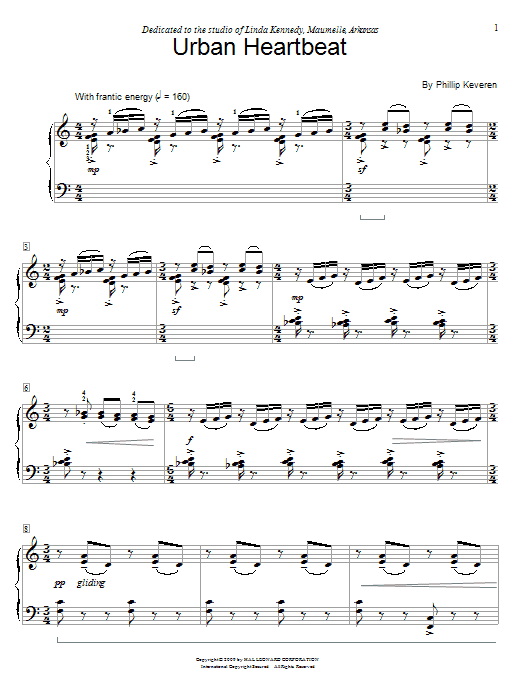 Learn to play Phillip Keveren Urban Heartbeat sheet music for Educational Piano in minutes. Price: 6.9900$ Phillip Keveren Urban Heartbeat sheet music notes and chords arranged for Educational Piano