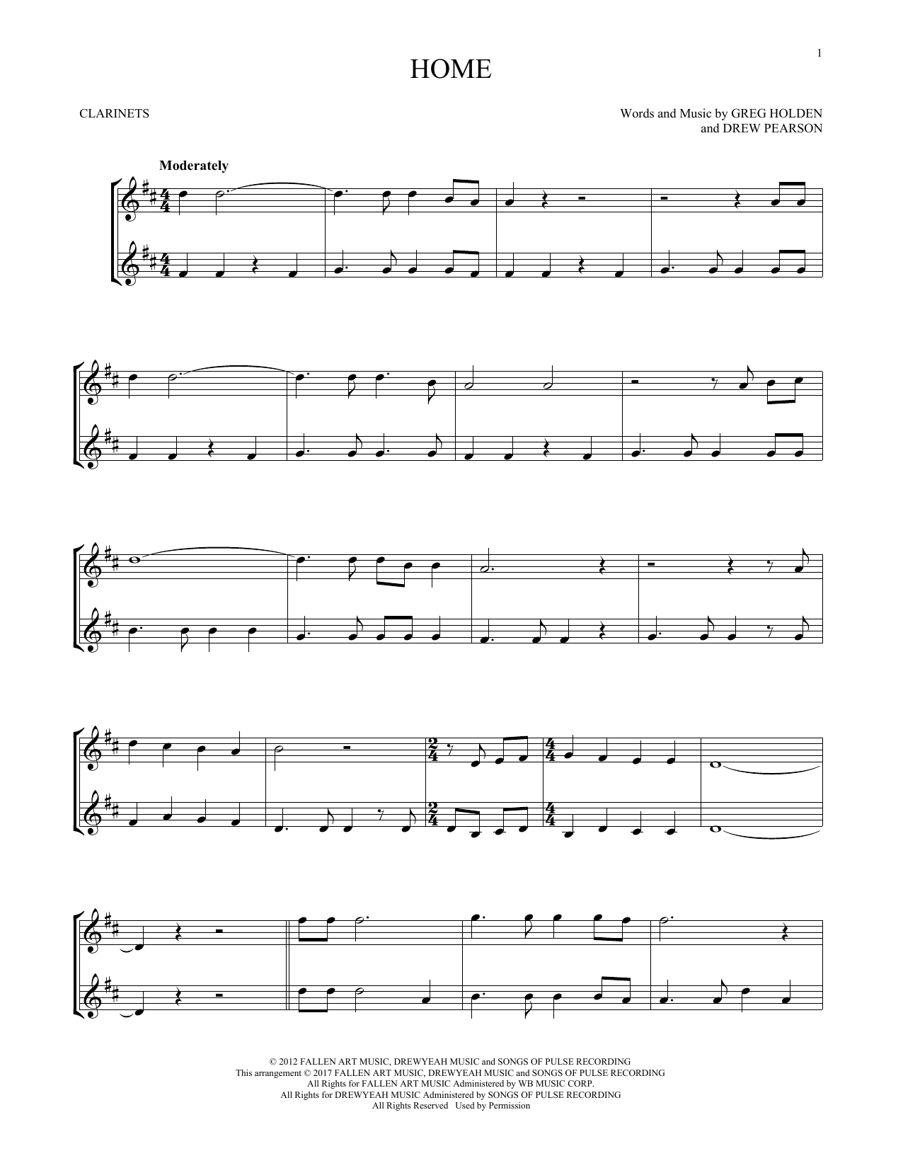 Phillip Phillips Home sheet music notes and chords. Download Printable PDF.