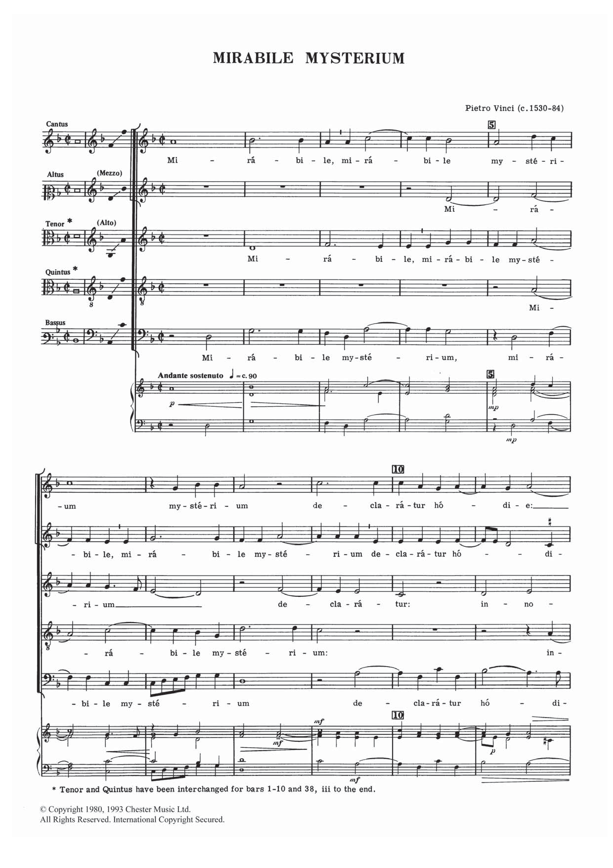 Learn to play Pietro Vinci Mirabile Mysterium sheet music for Piano, Vocal & Guitar Chords in minutes. Price: 7.8900$ Pietro Vinci Mirabile Mysterium sheet music notes and chords arranged for Piano, Vocal & Guitar Chords