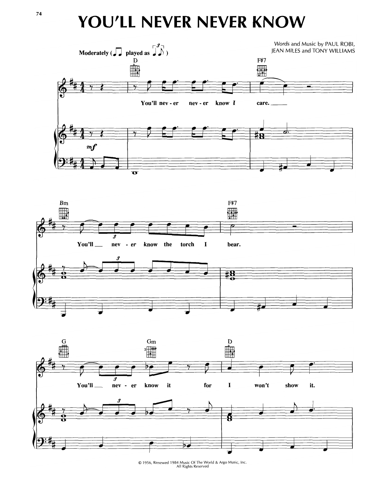 Learn to play Platters You'll Never, Never Know sheet music for Piano, Vocal & Guitar Chords (Right-Hand Melody) in minutes. Price: 7.8900$ Platters You'll Never, Never Know sheet music notes and chords arranged for Piano, Vocal & Guitar Chords (Right-Hand Melody)