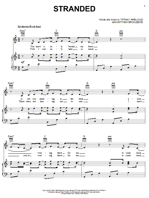 Plumb Stranded sheet music notes and chords. Download Printable PDF.