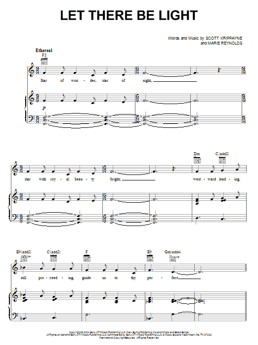 Learn to play Point Of Grace Let There Be Light sheet music for Piano, Vocal & Guitar Chords (Right-Hand Melody) in minutes. Price: 7.8900$ Point Of Grace Let There Be Light sheet music notes and chords arranged for Piano, Vocal & Guitar Chords (Right-Hand Melody)