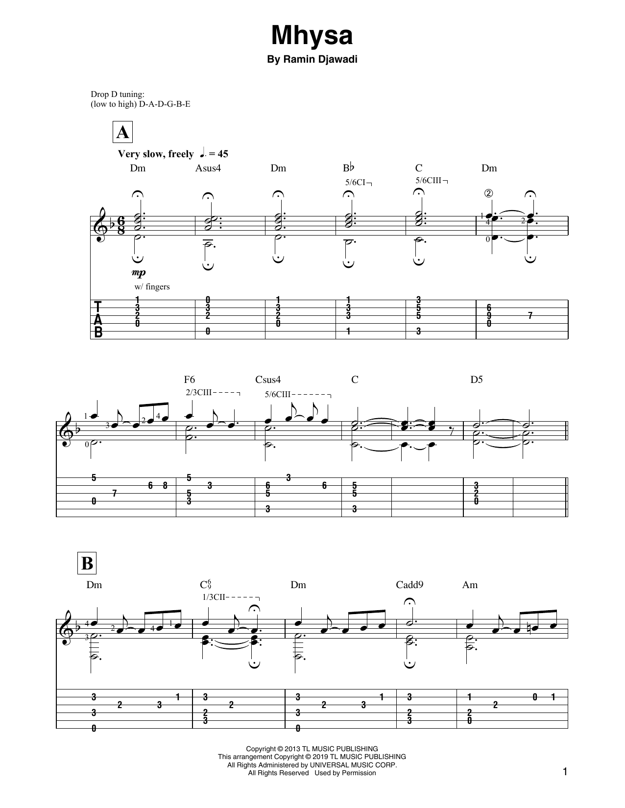 Ramin Djawadi Mhysa (from Game of Thrones) sheet music notes and chords. Download Printable PDF.