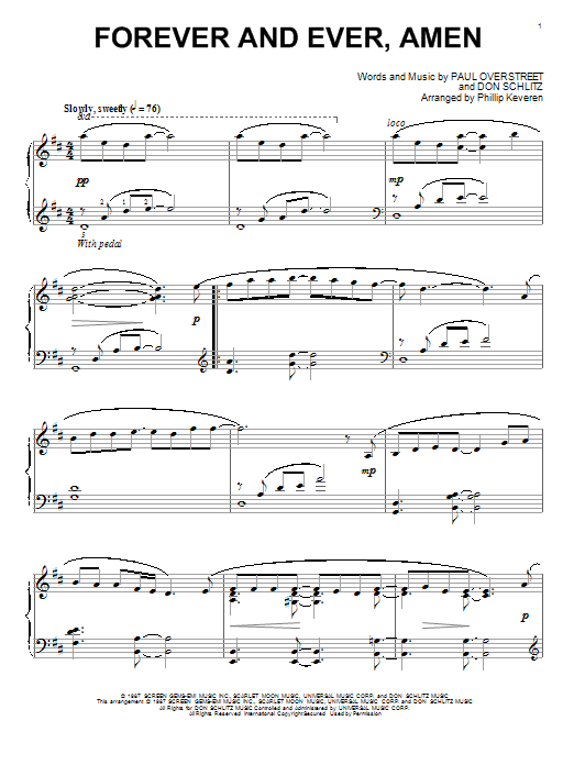 Randy Travis Forever And Ever, Amen sheet music notes and chords. Download Printable PDF.