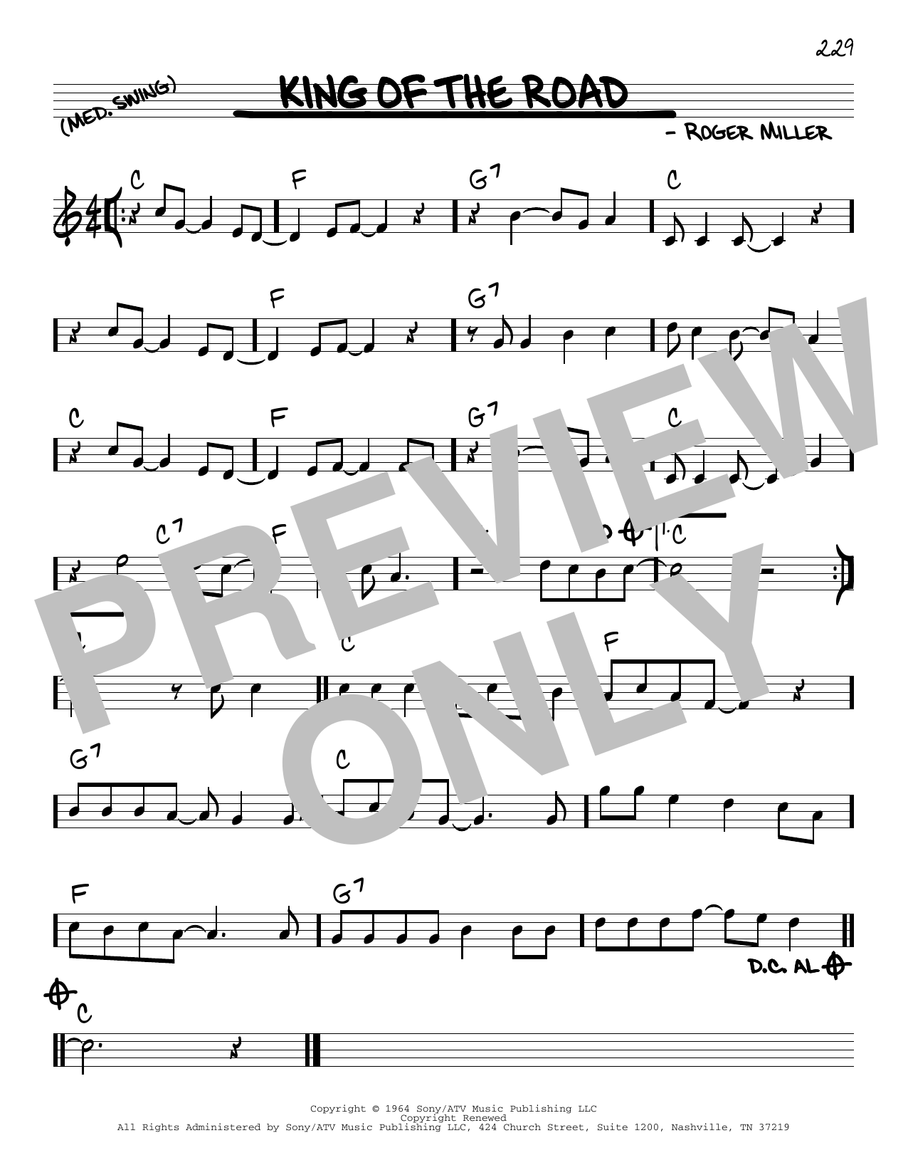 Randy Travis King Of The Road sheet music notes and chords. Download Printable PDF.