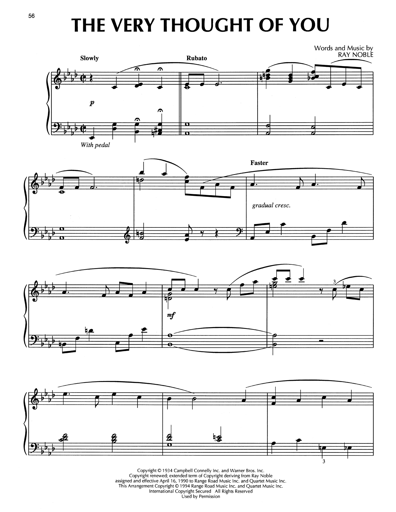 Learn to play Ray Noble The Very Thought Of You (arr. Bill Boyd) sheet music for Piano Solo in minutes. Price: 7.8900$ Ray Noble The Very Thought Of You (arr. Bill Boyd) sheet music notes and chords arranged for Piano Solo