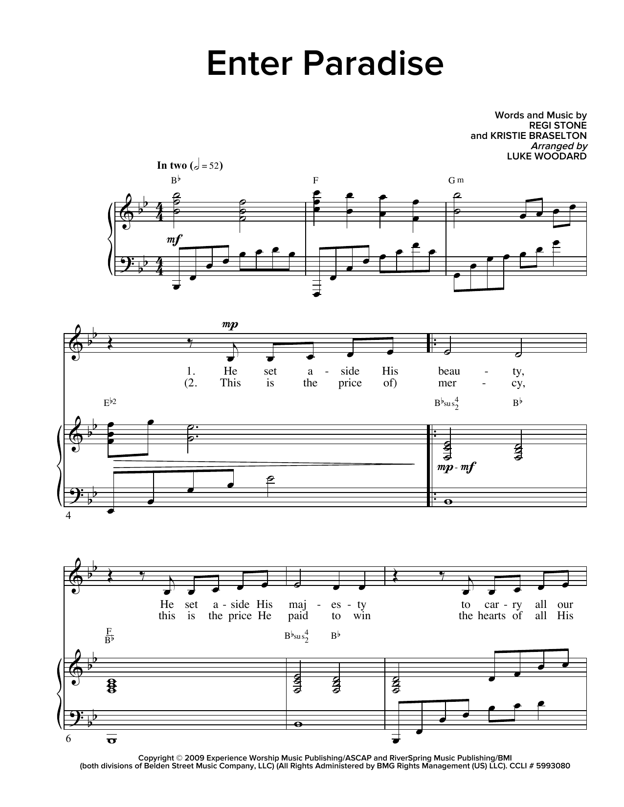 Learn to play Regi Stone Enter Paradise sheet music for Piano & Vocal in minutes. Price: 7.8900$ Regi Stone Enter Paradise sheet music notes and chords arranged for Piano & Vocal