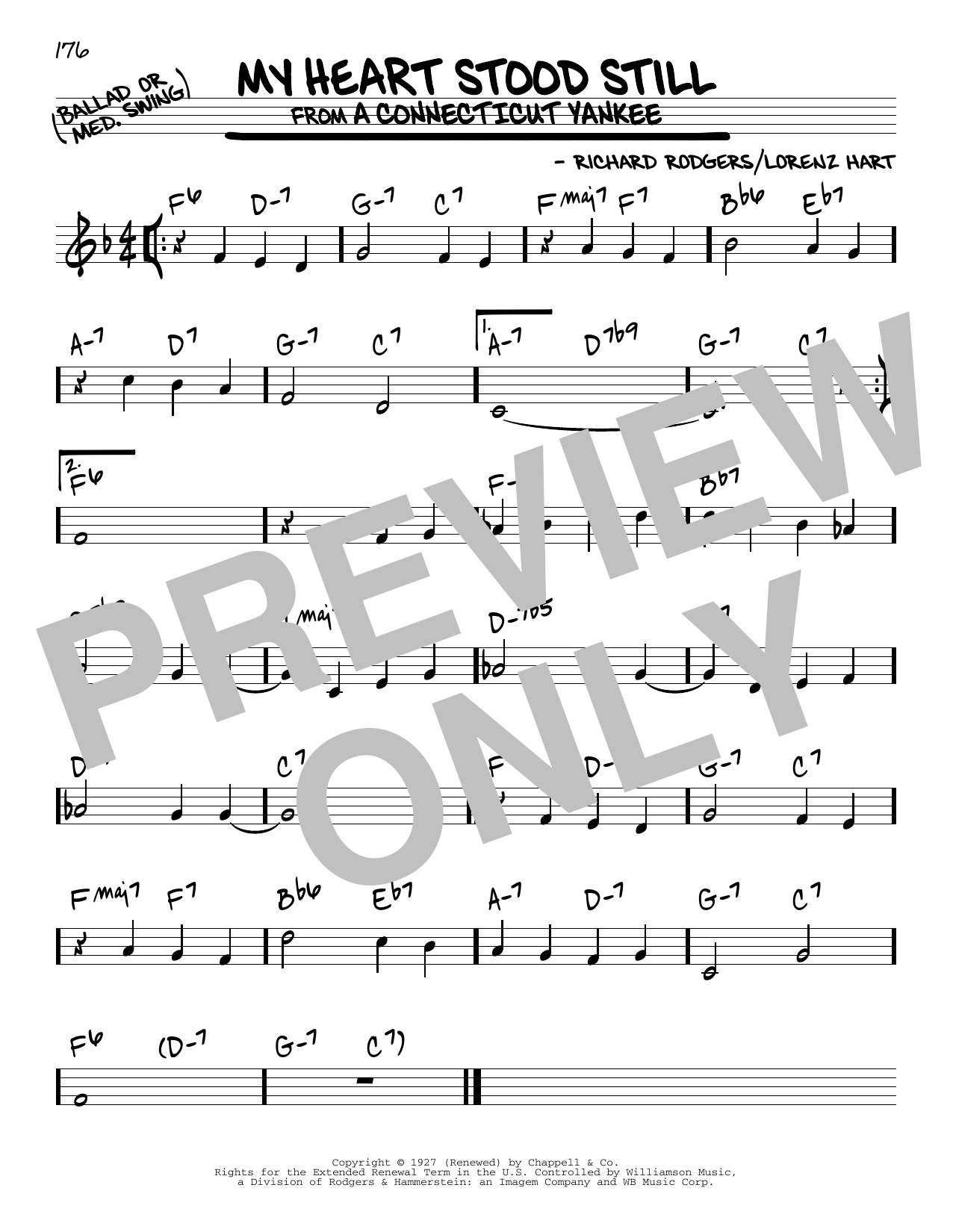 Learn to play Richard Rodgers My Heart Stood Still sheet music for Real Book – Melody & Chords in minutes. Price: 5.9900$ Richard Rodgers My Heart Stood Still sheet music notes and chords arranged for Real Book – Melody & Chords