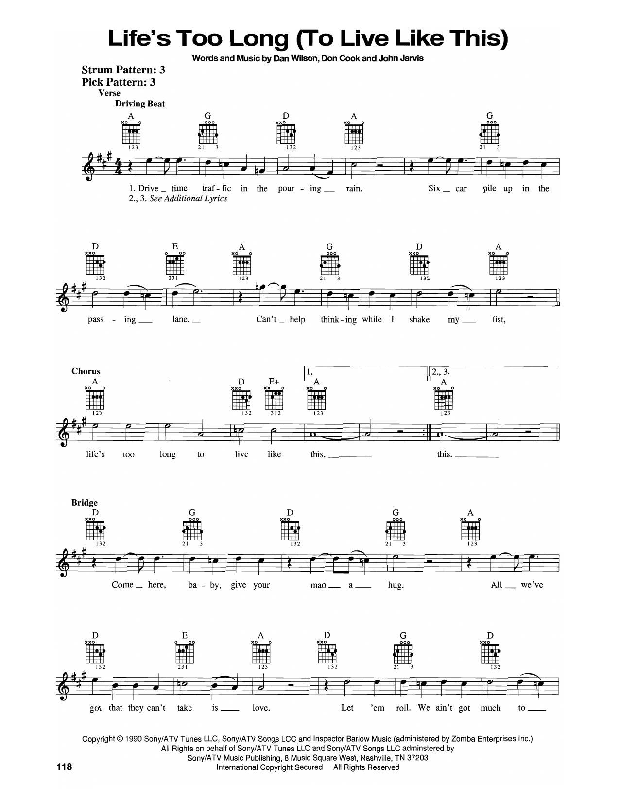 Ricky Skaggs Life's Too Long (To Live Like This) sheet music notes and chords. Download Printable PDF.