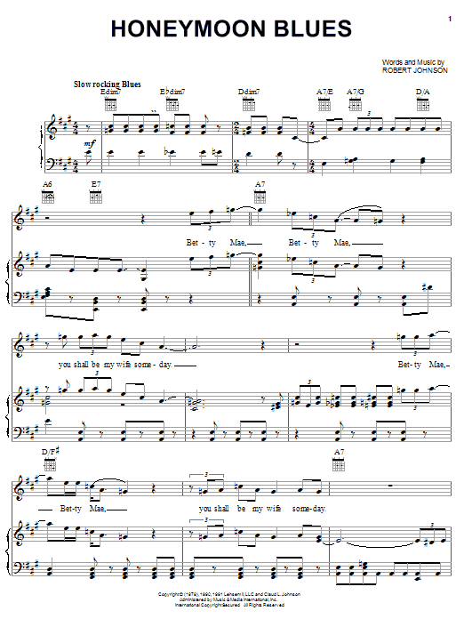 Learn to play Robert Johnson Honeymoon Blues sheet music for Ukulele in minutes. Price: 5.9900$ Robert Johnson Honeymoon Blues sheet music notes and chords arranged for Ukulele