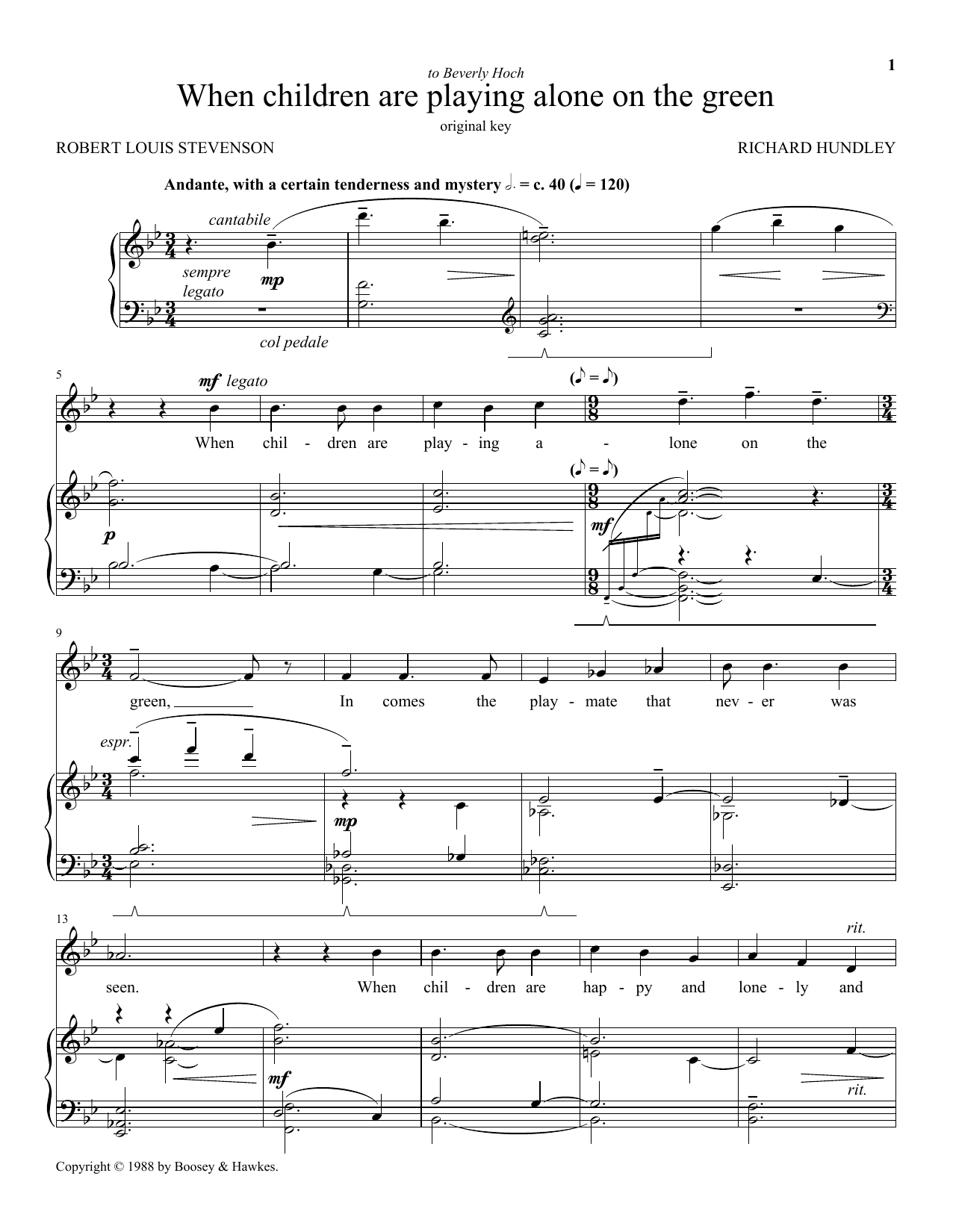 Learn to play Robert Louis Stevenson When Children Are Playing Alone On The Green sheet music for Piano & Vocal in minutes. Price: 7.8900$ Robert Louis Stevenson When Children Are Playing Alone On The Green sheet music notes and chords arranged for Piano & Vocal