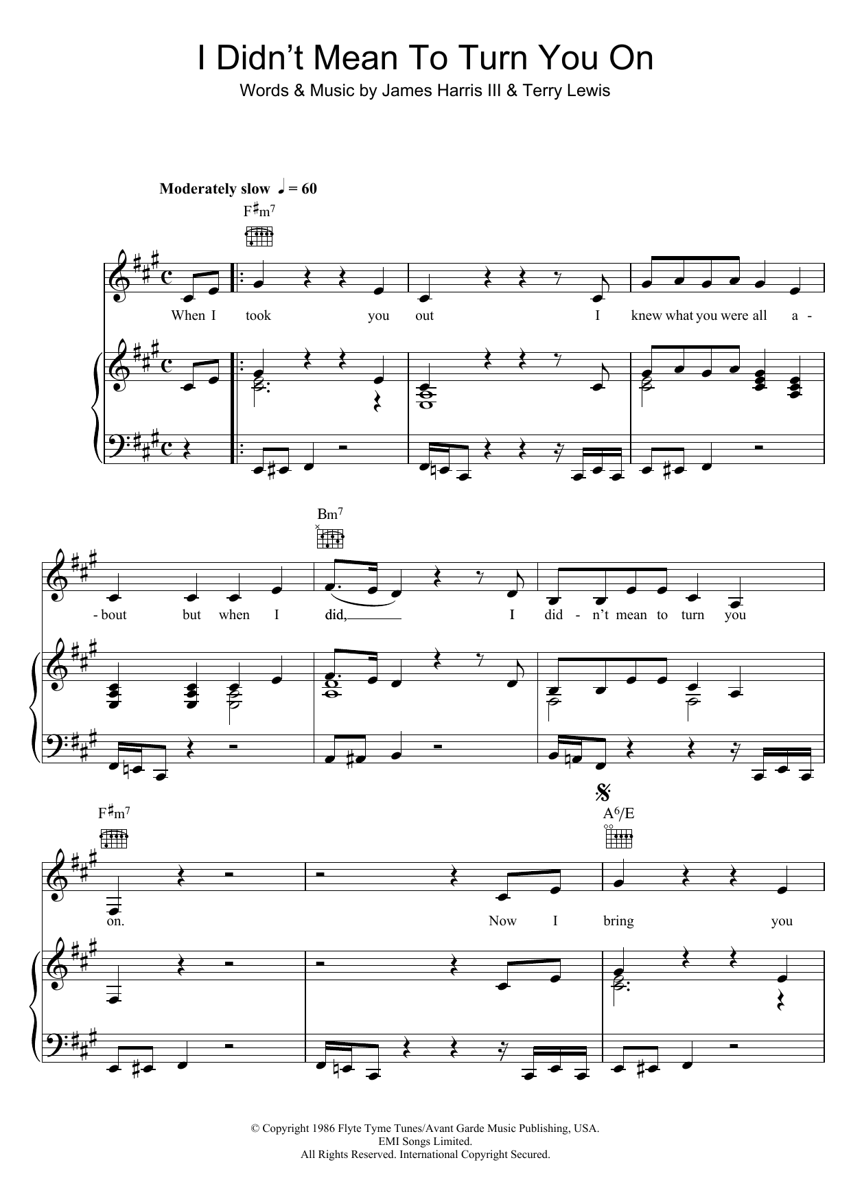 Learn to play Robert Palmer I Didn't Mean To Turn You On sheet music for Piano, Vocal & Guitar Chords in minutes. Price: 7.8900$ Robert Palmer I Didn't Mean To Turn You On sheet music notes and chords arranged for Piano, Vocal & Guitar Chords
