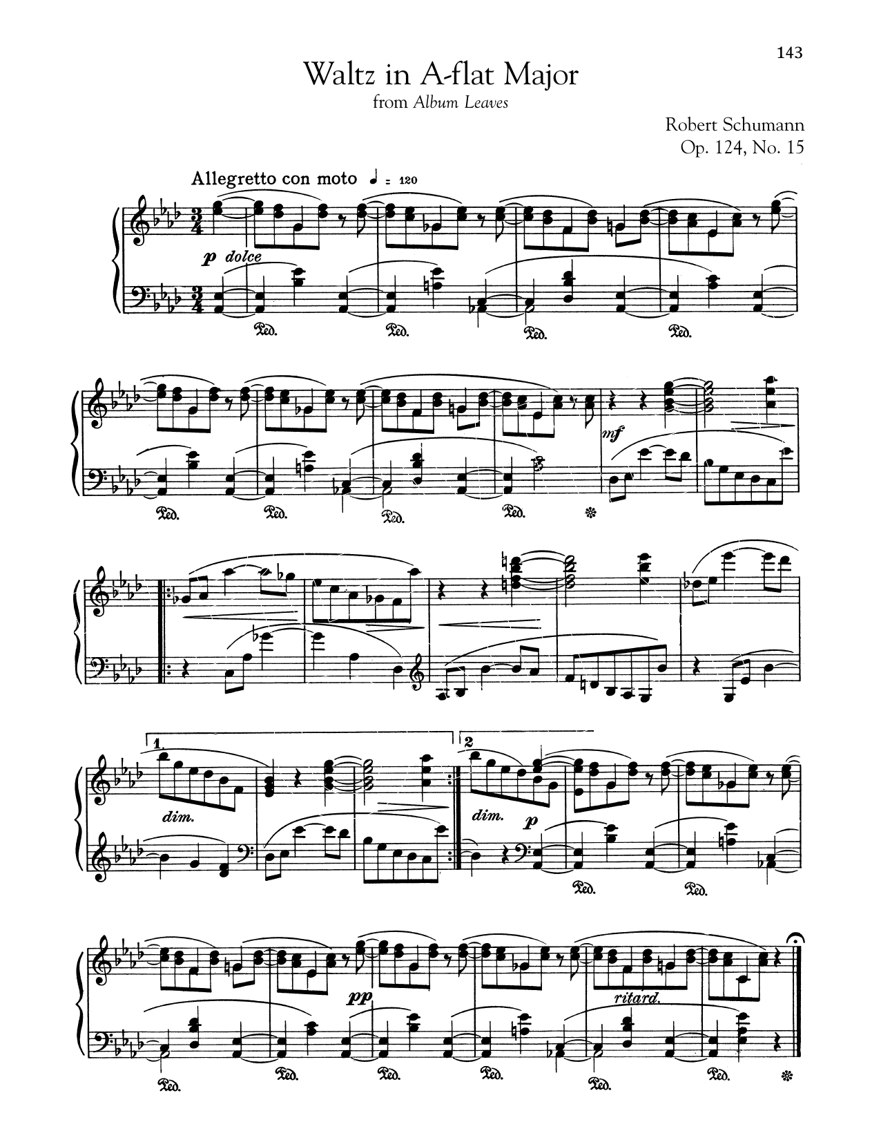 Learn to play Robert Schumann Waltz In A-Flat Major sheet music for Piano Solo in minutes. Price: 7.8900$ Robert Schumann Waltz In A-Flat Major sheet music notes and chords arranged for Piano Solo