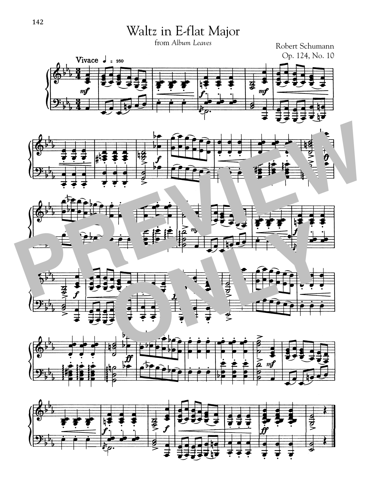 Learn to play Robert Schumann Waltz In E-Flat Major sheet music for Piano Solo in minutes. Price: 7.8900$ Robert Schumann Waltz In E-Flat Major sheet music notes and chords arranged for Piano Solo