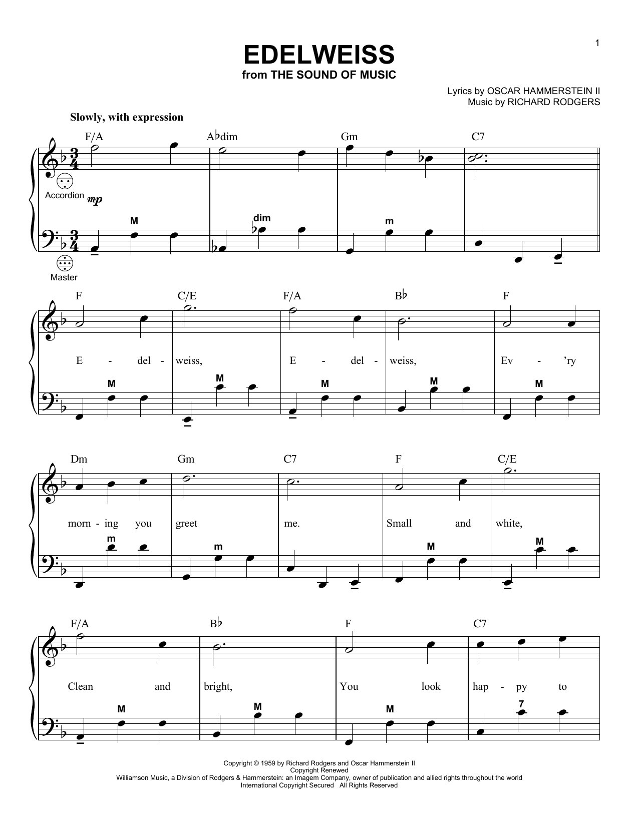 Gary Meisner Edelweiss sheet music notes and chords. Download Printable PDF.